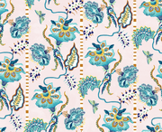 Sarah Gordon Curious Flora in Plaster & French Blue - WP