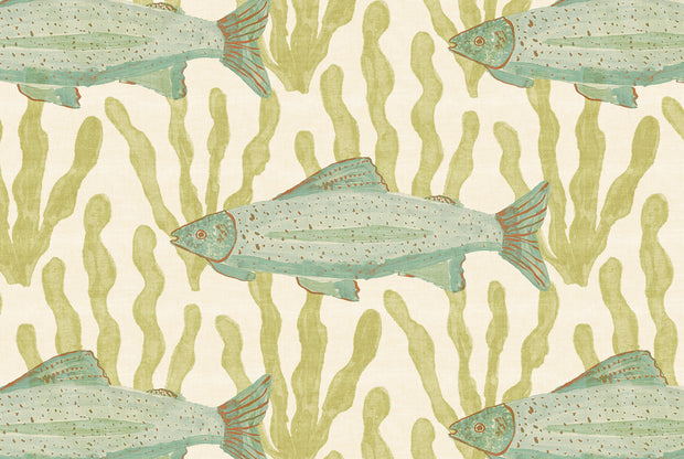 Seafoam - Brooks Linen/Cotton Canvas Fabric | Sold by the Yard