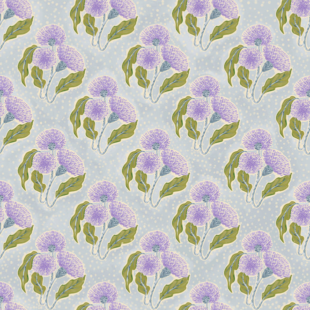 Sky & Lilac - Thistle Fabric | Light Weight Oyster Linen | Supply Showroom