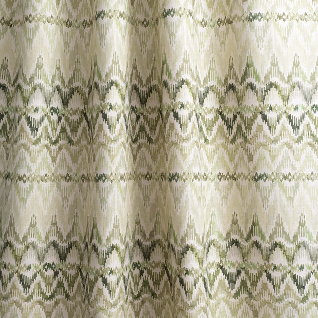 Verona Green Bargello Linen Fabric – 100% Linen, Sold by the Yard