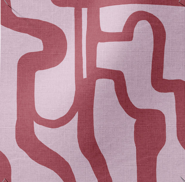 Crimson Pink - Jordan Belgian Linen Fabric | 100% Linen | Sold by the Yard